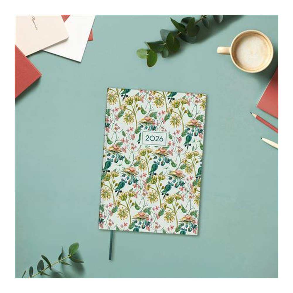 Agenda Anual 2026 Porto Design Diaria Botanic