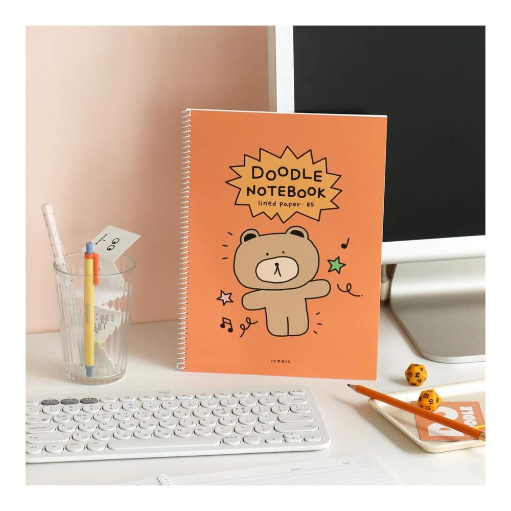 Cuaderno Doodle Line 04 Orange