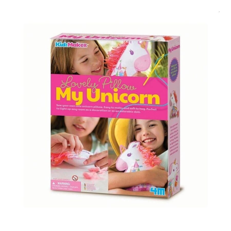 Juego 4m Set Cojín Unicornio
