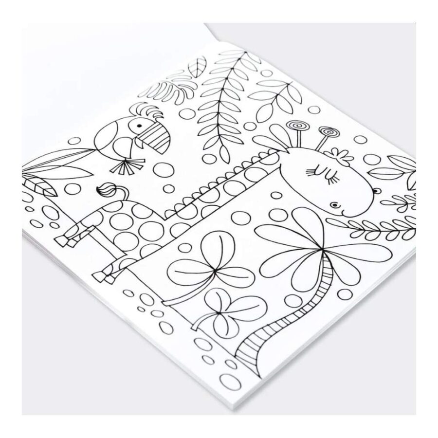 Libro Para Colorear Jungla - La Niña Shops