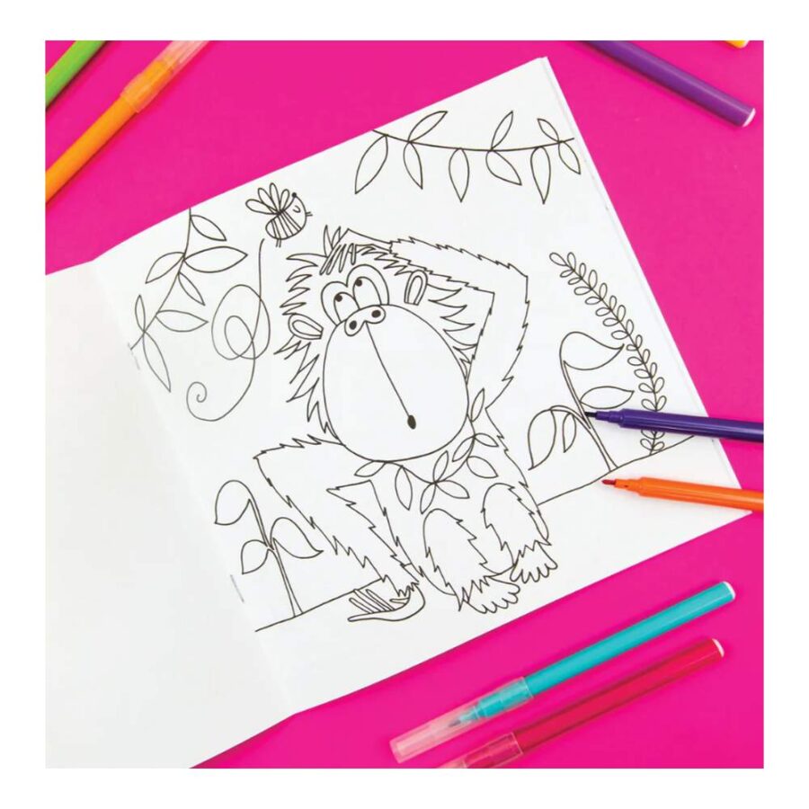 Libro Para Colorear Jungla - La Niña Shops