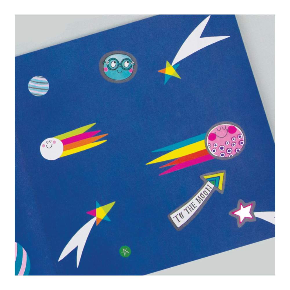 Libro Para Pintar Con Pegatinas Cosmos
