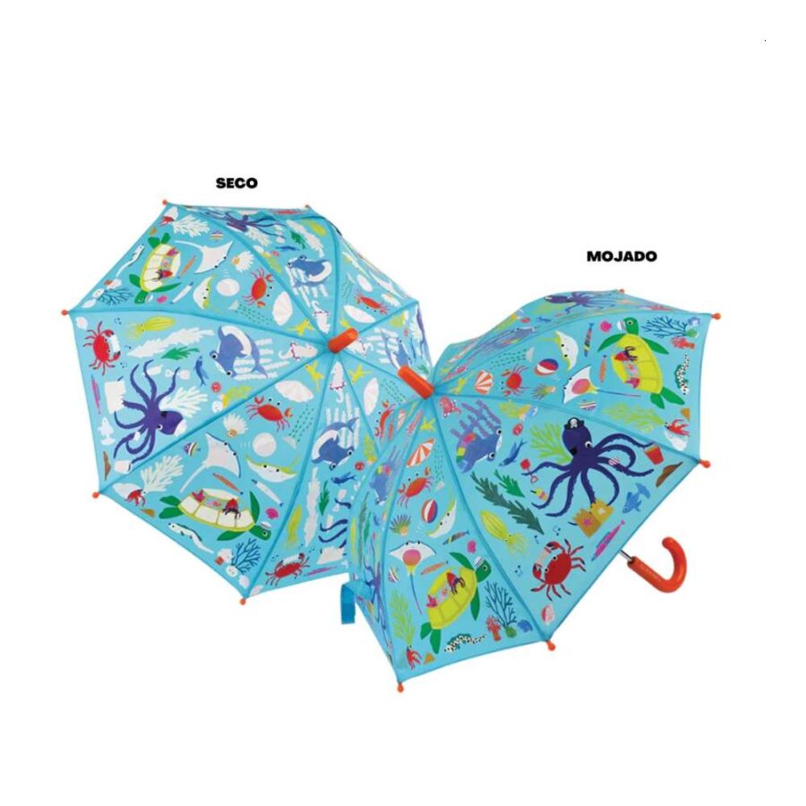 Paraguas Ocean Cambio De Color