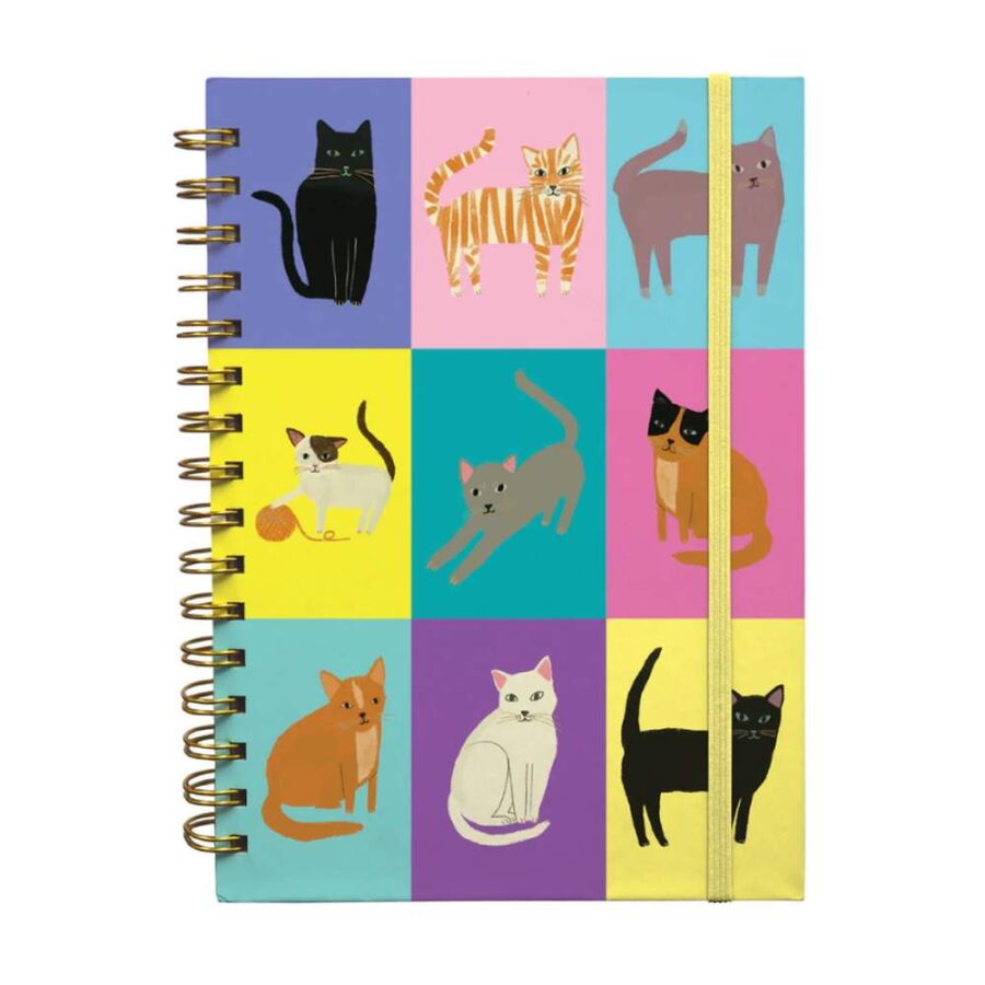 Cuaderno Espiral Gatos