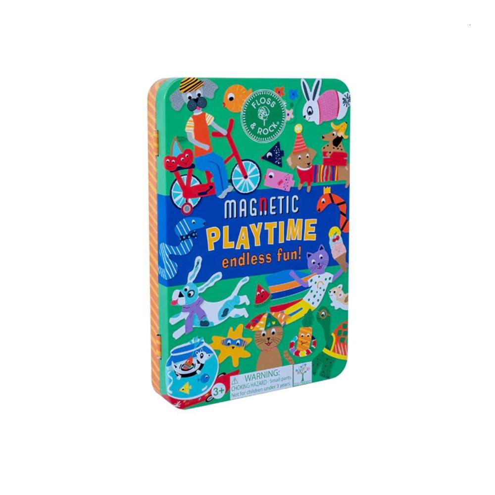 Estuche Metal Juego Magnético Mascotas