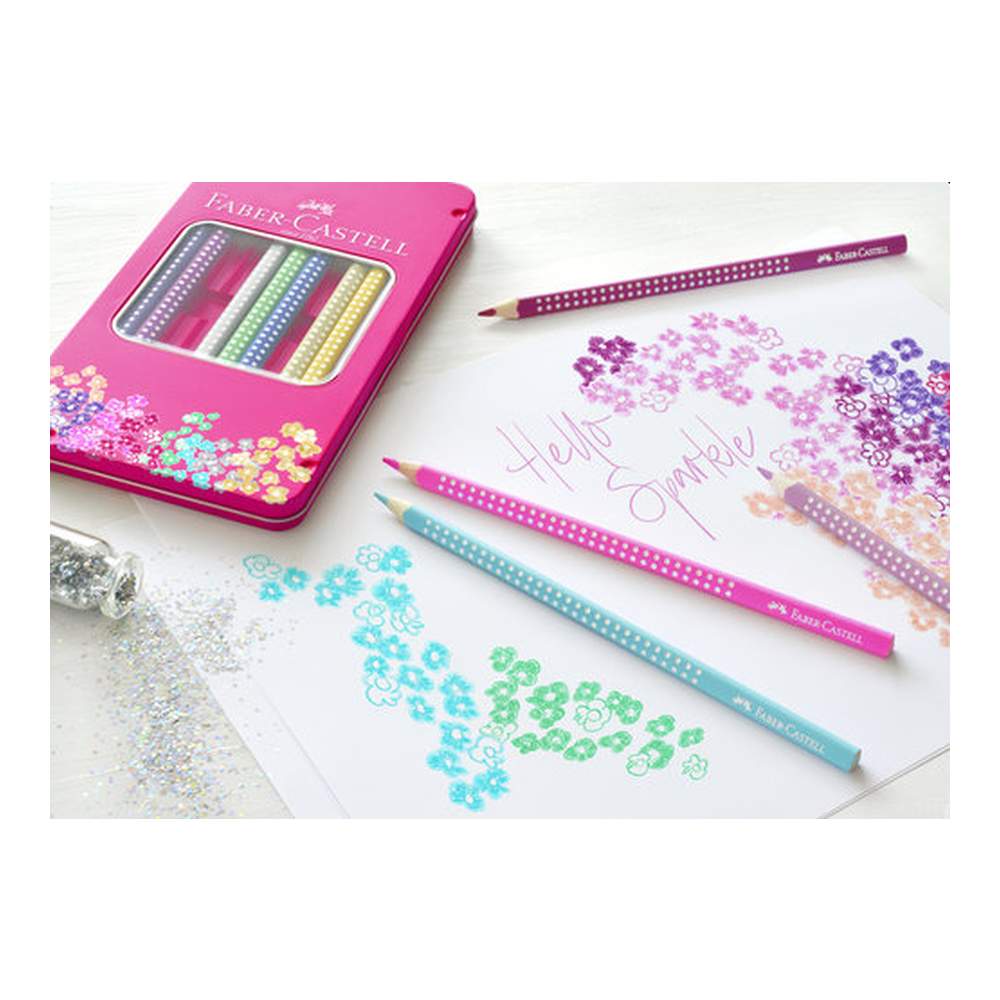 Estuche Metálico 12 Colores Faber Castell