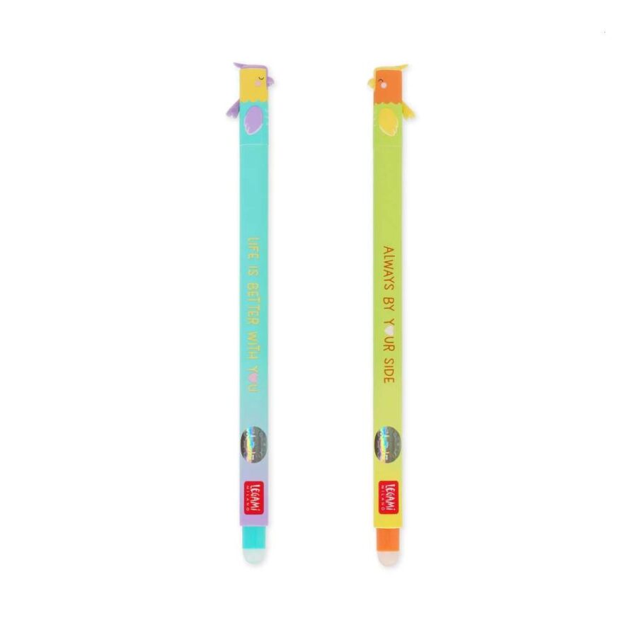 Set De 2 Bolígrafos De Gel Borrables - Better Together Legami