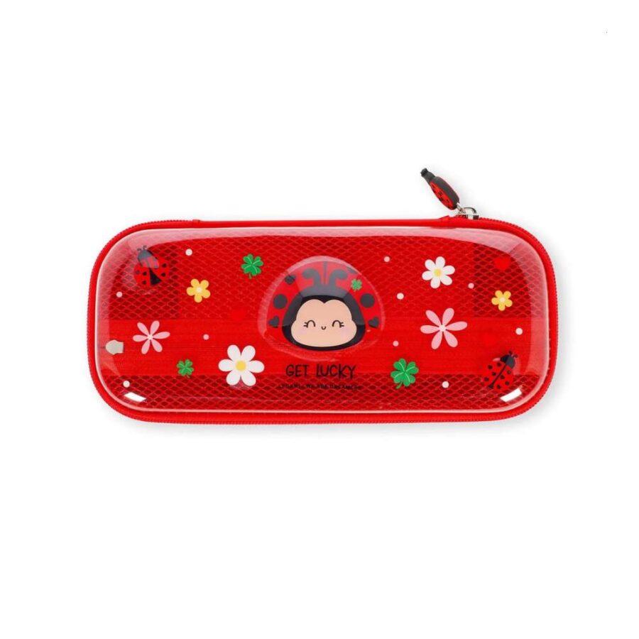 Estuche Transparente Rígido Ladybug - Wonderwow Legami