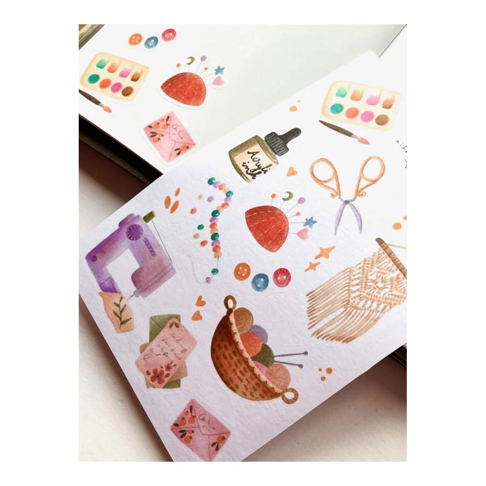 Hoja De Pegatinas Crafting Nikki Dotti