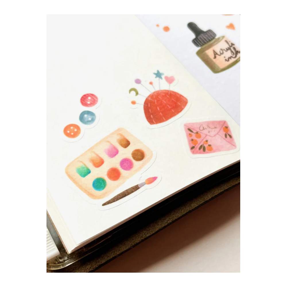Hoja De Pegatinas Crafting Nikki Dotti