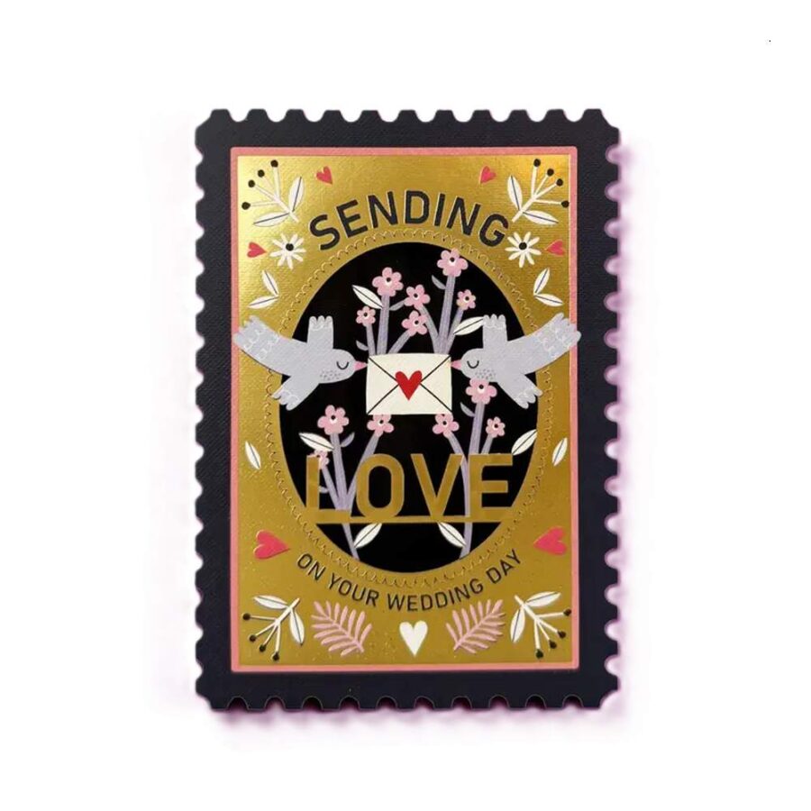 Tarjeta Amor Boda Cut-Art