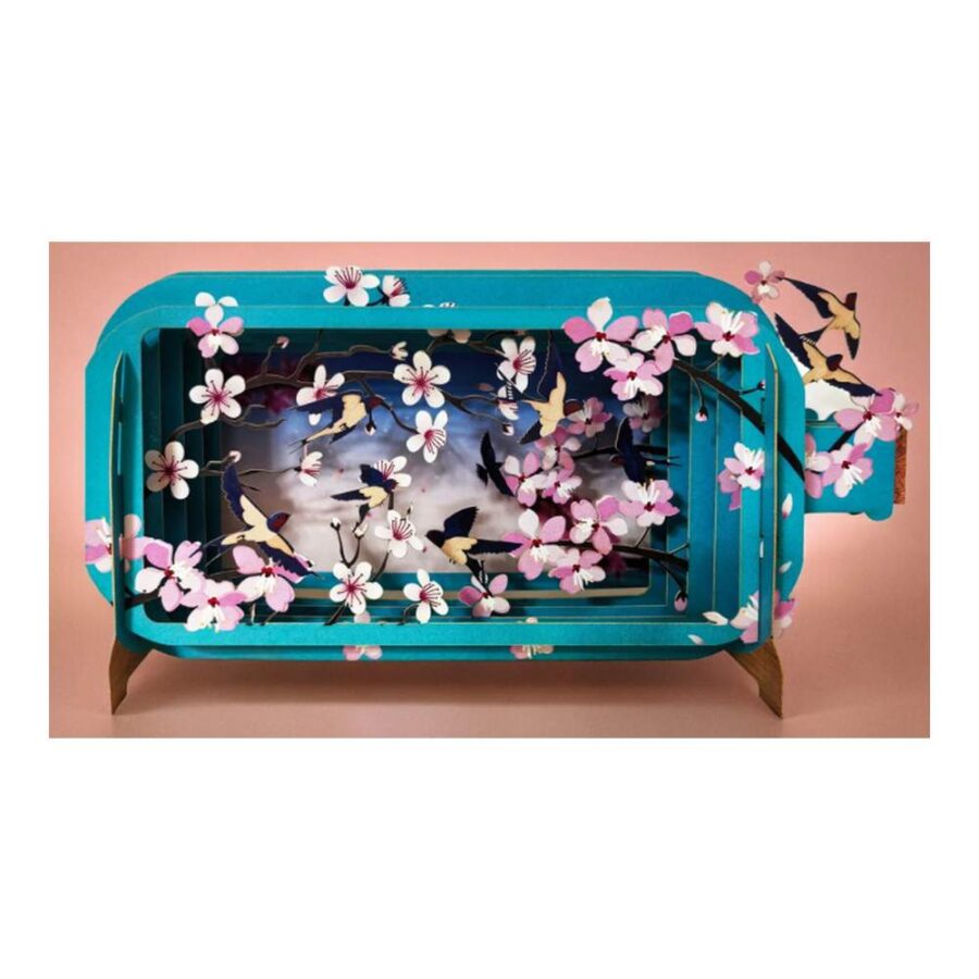 Tarjeta Flores De Cerezo Pop-Up