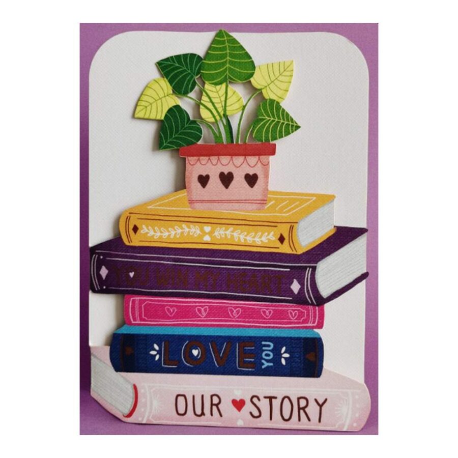 Tarjeta Historia De Amor Cut Art