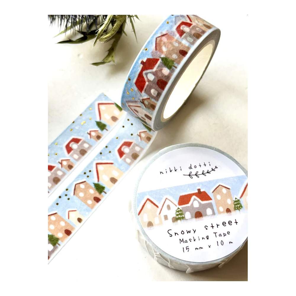 Washi Tape Snowy Street Nikki Dotti