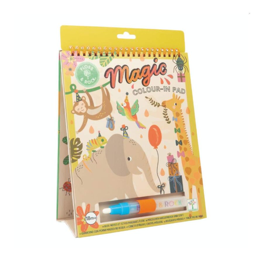 Bloc Espiral Con Bolígrafo De Agua Mágico Jungle