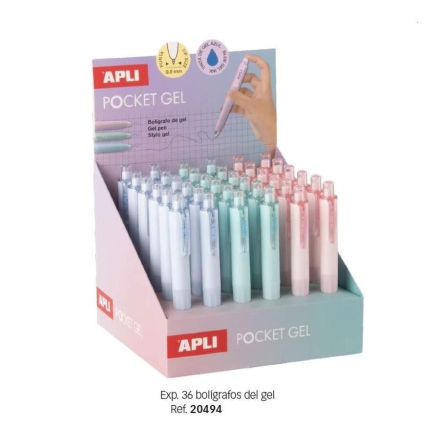 Boligrafo Gel Mini Azul
