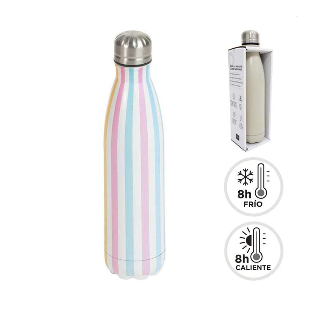 Botella Rayas De Colores