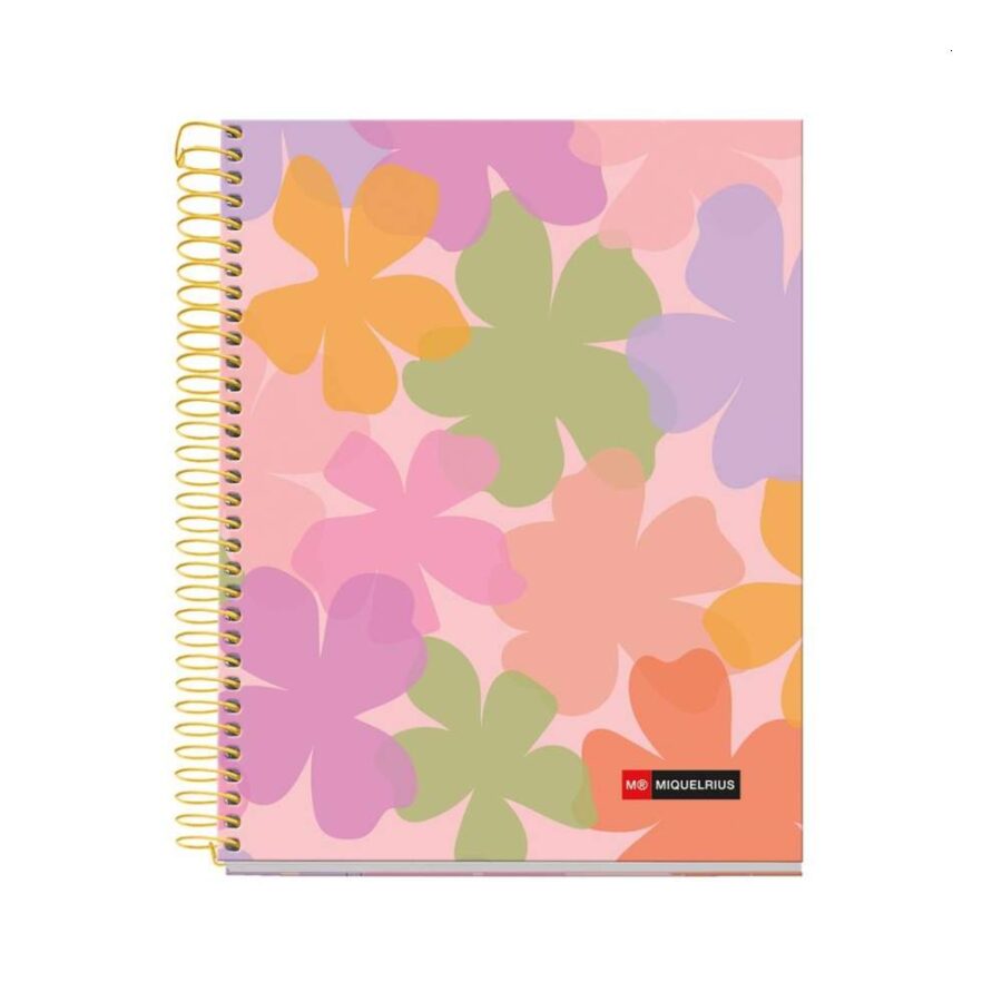 Cuaderno A5 Espiral Primavera Naranja