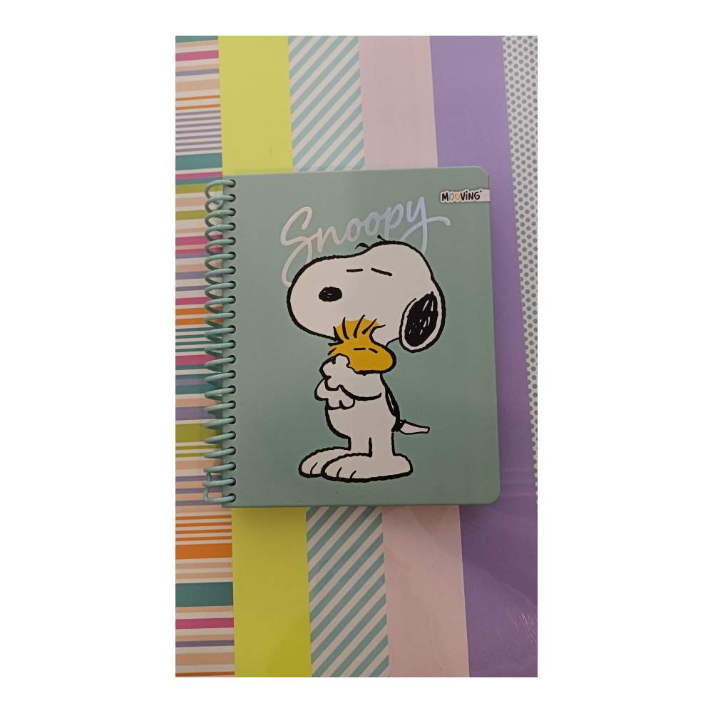 Cuaderno A5 Espiral Snoopy Y Woodstock