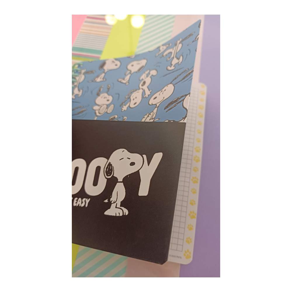 Cuaderno A5 Espiral Snoopy Y Woodstock