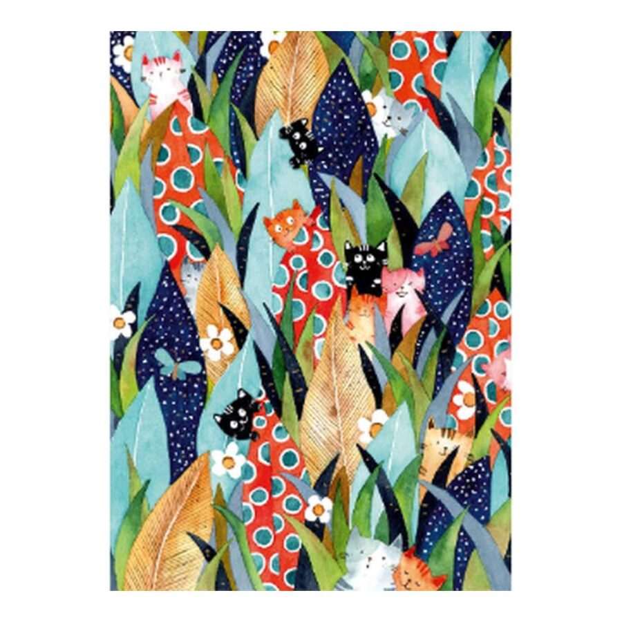 Cuaderno A5 Gatos En El Bosque
