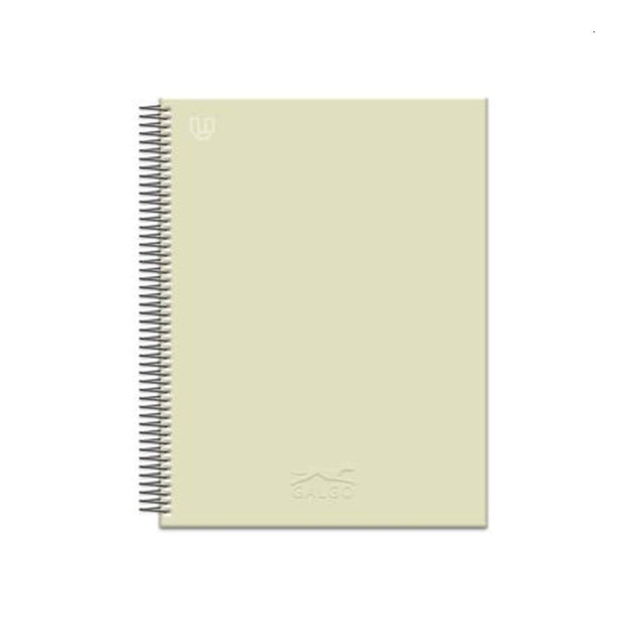 Cuaderno A5 Tapa Dura Cuadros Galgo Verde