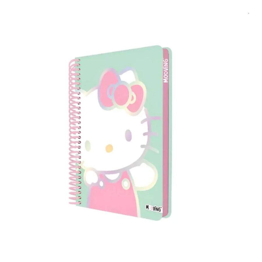 Cuaderno A6 Espiral Hello Kitty Iridiscente