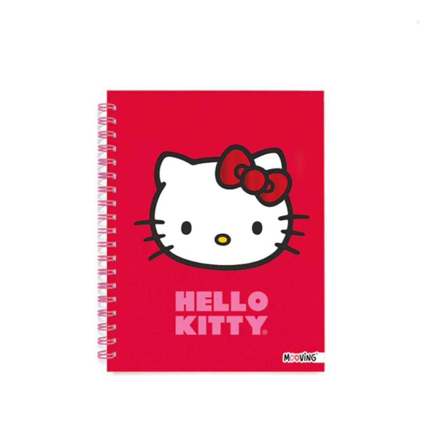 Cuaderno Anillas A5 Rojo Hello Kitty