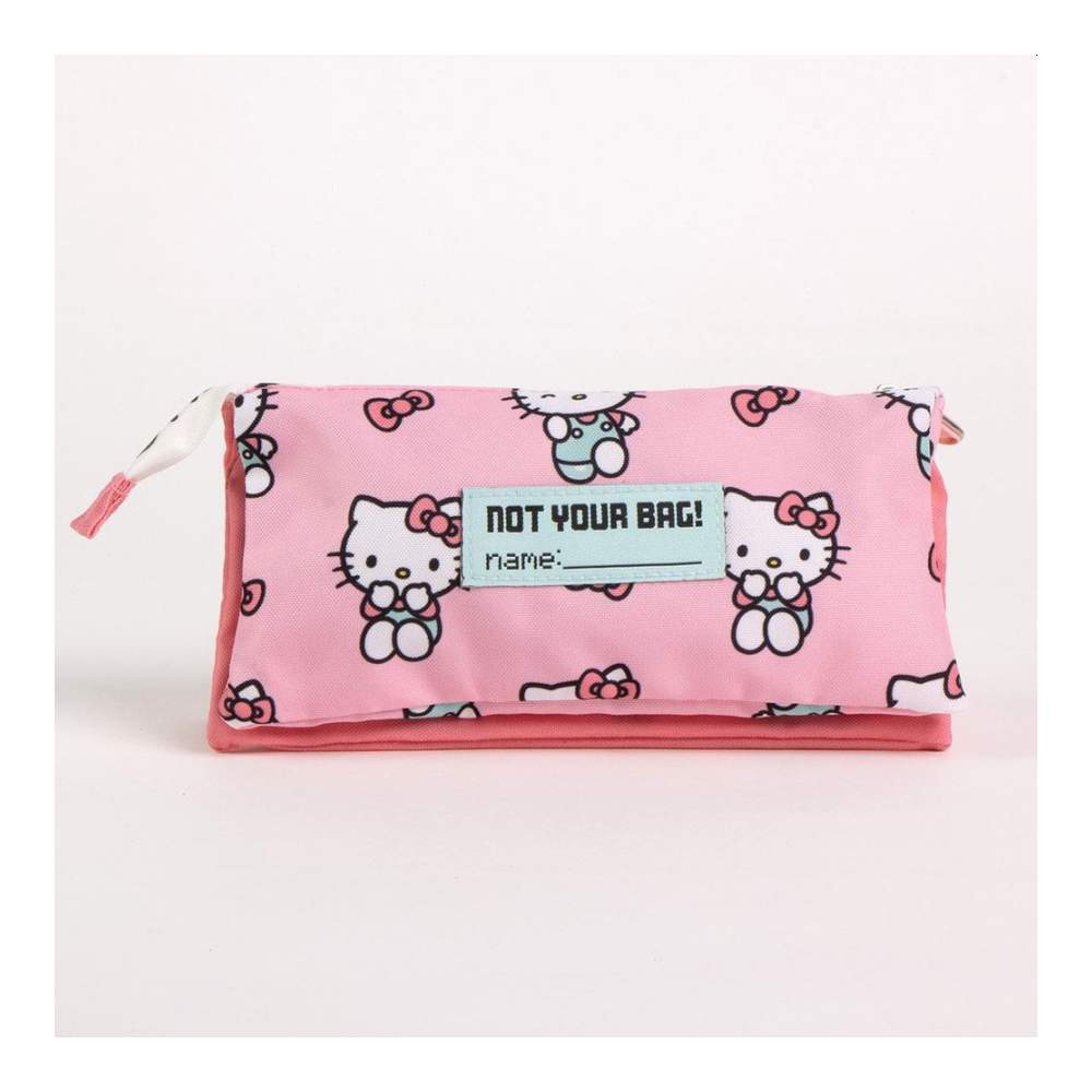 Estuche Portatodo Triple Hello Kitty