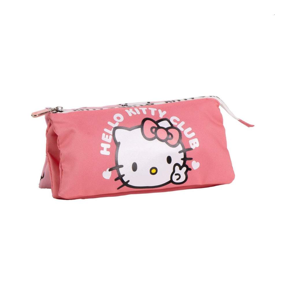 Estuche Portatodo Triple Hello Kitty