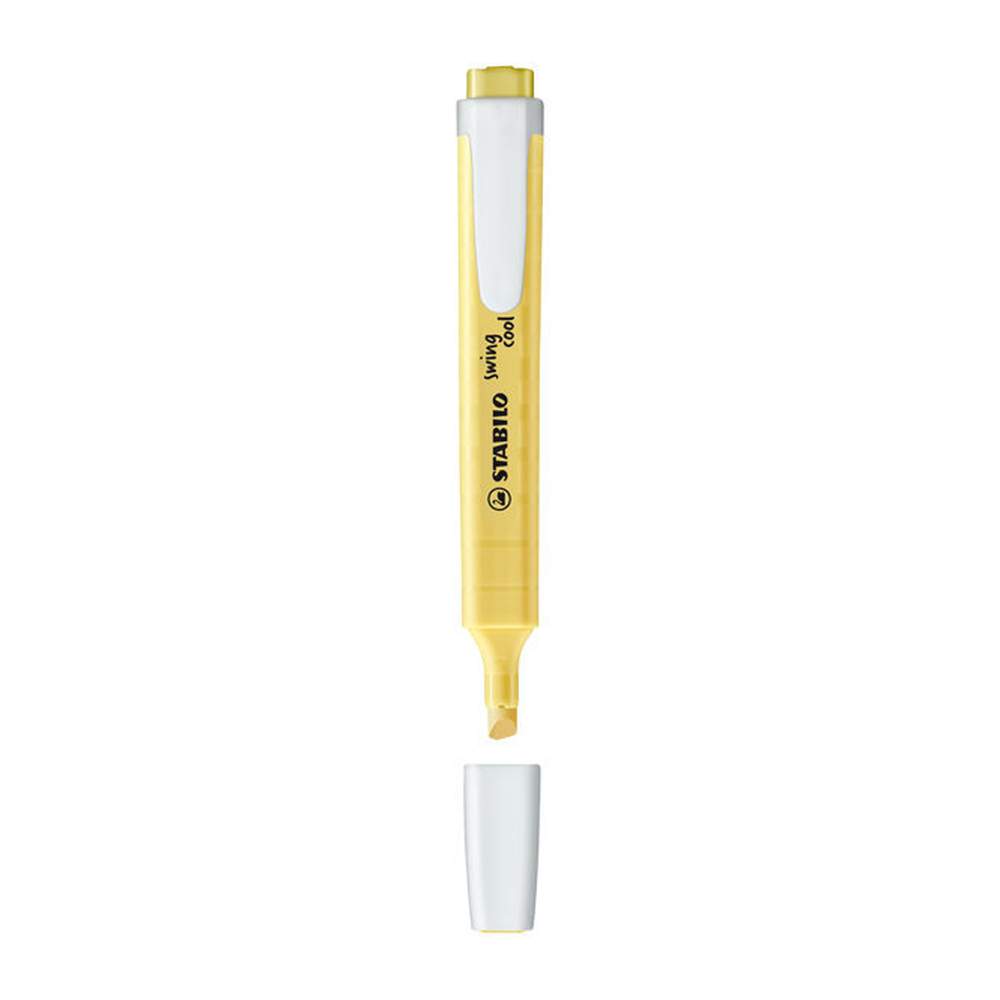 Marcador Stabilo Swing Cool Pastel Amarillo Crema