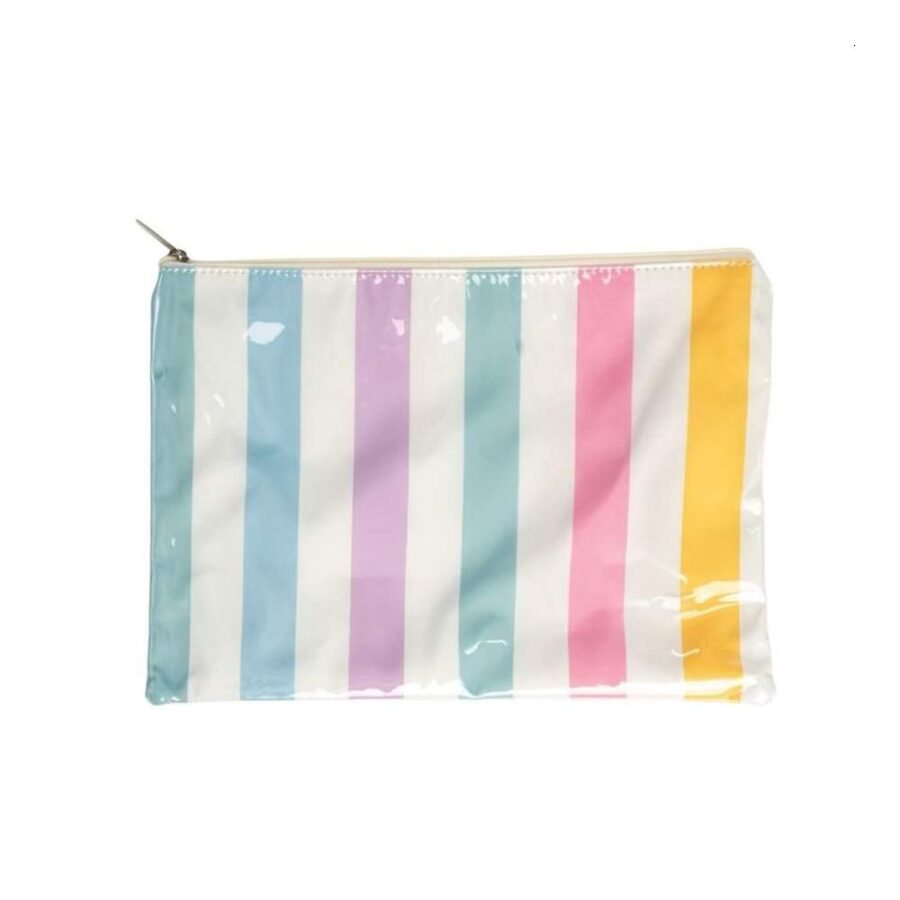 Neceser Plano L Rayas De Colores
