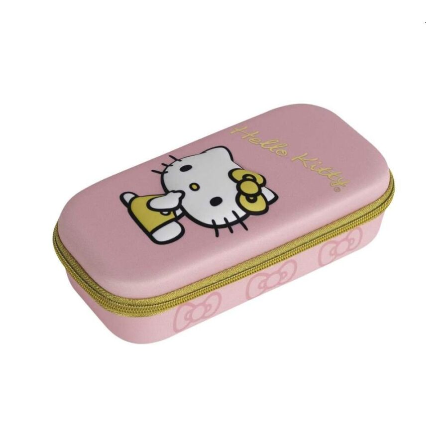 Portatodo Hello Kitty Rosa Y Dorado
