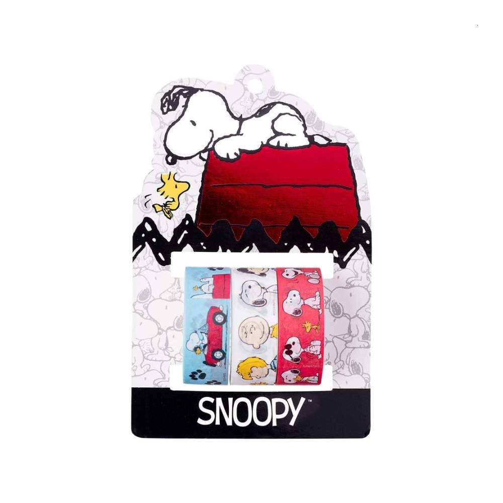 Set 3 Washi Tape Snoopy