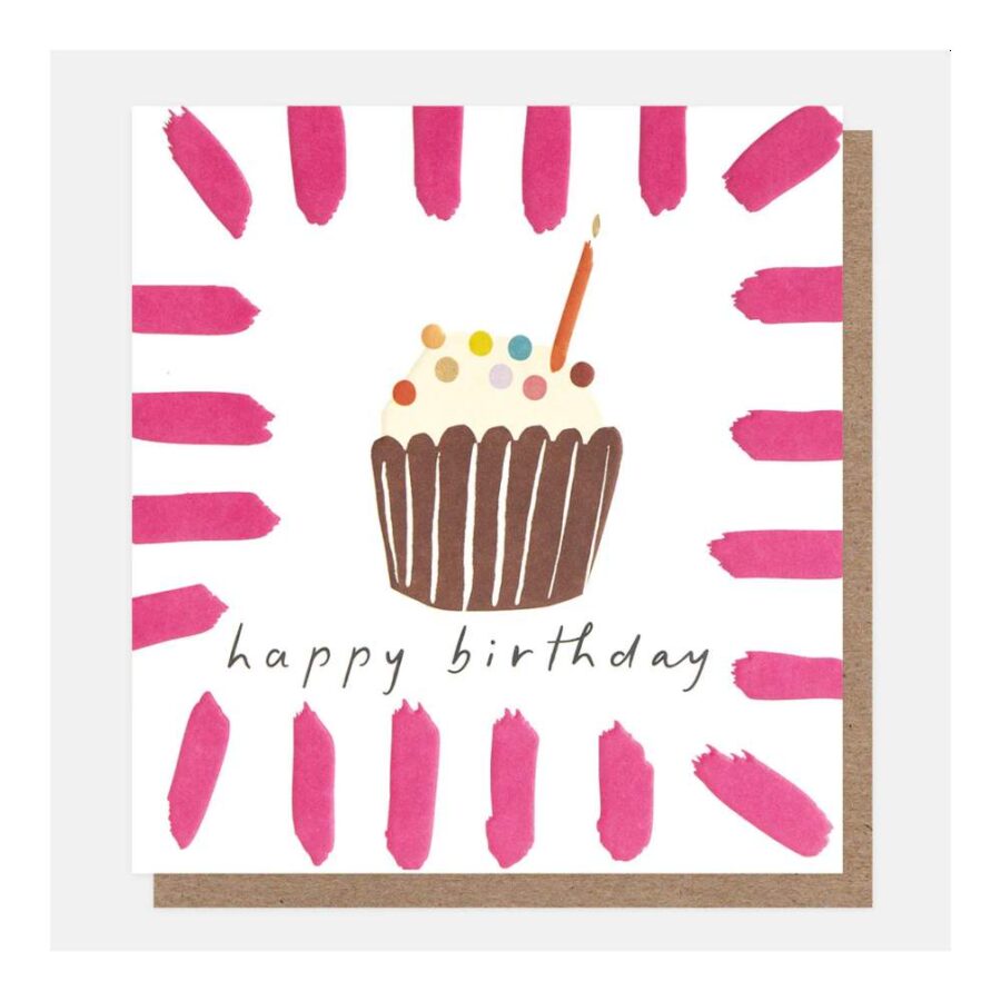 Tarjeta Cupcake Cumpleaños Caroline Gardner