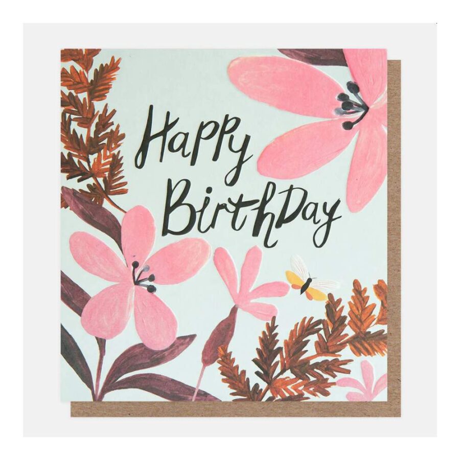 Tarjeta Flores Cumpleaños Caroline Gardner