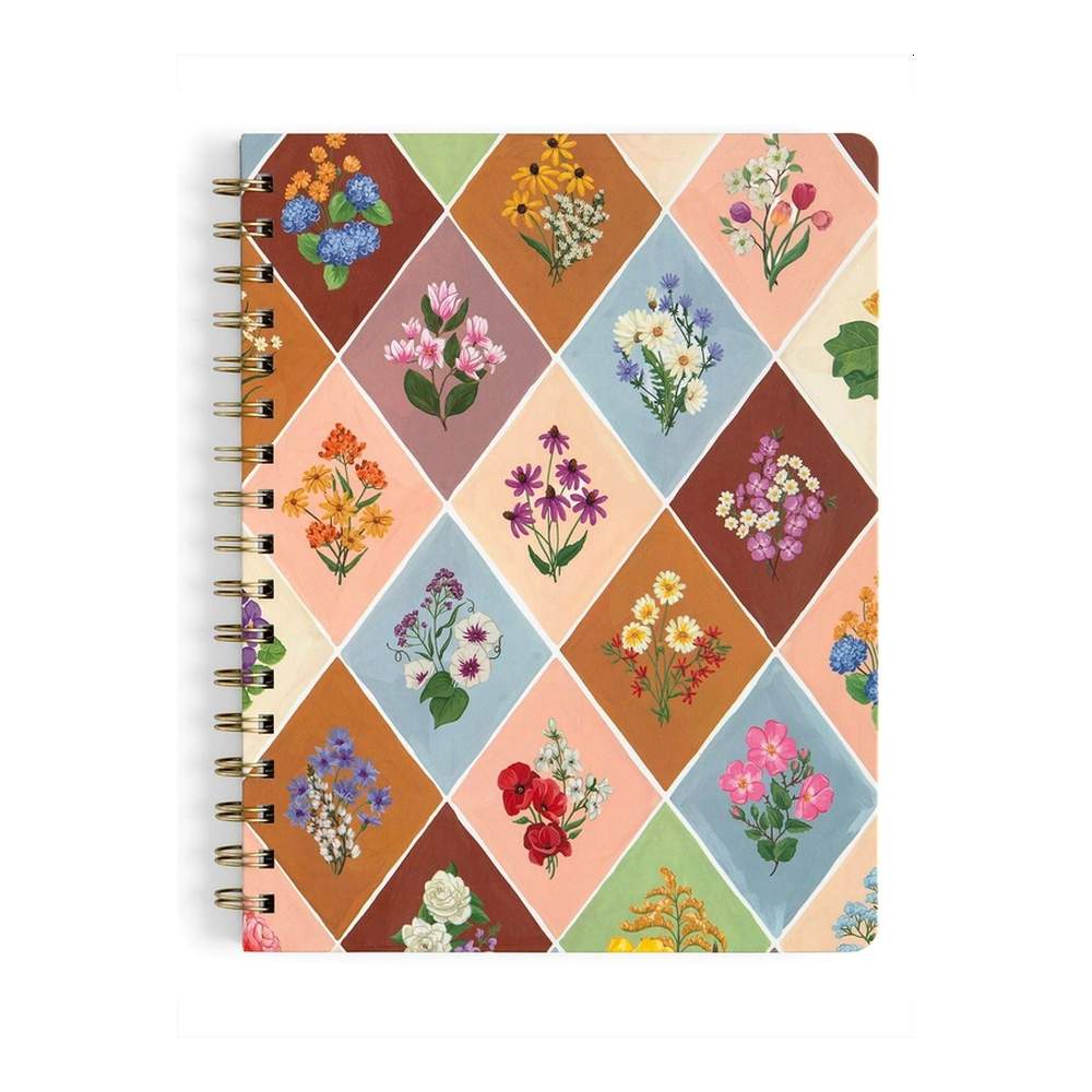 Cuaderno Espiral Floral Vintage Bloom