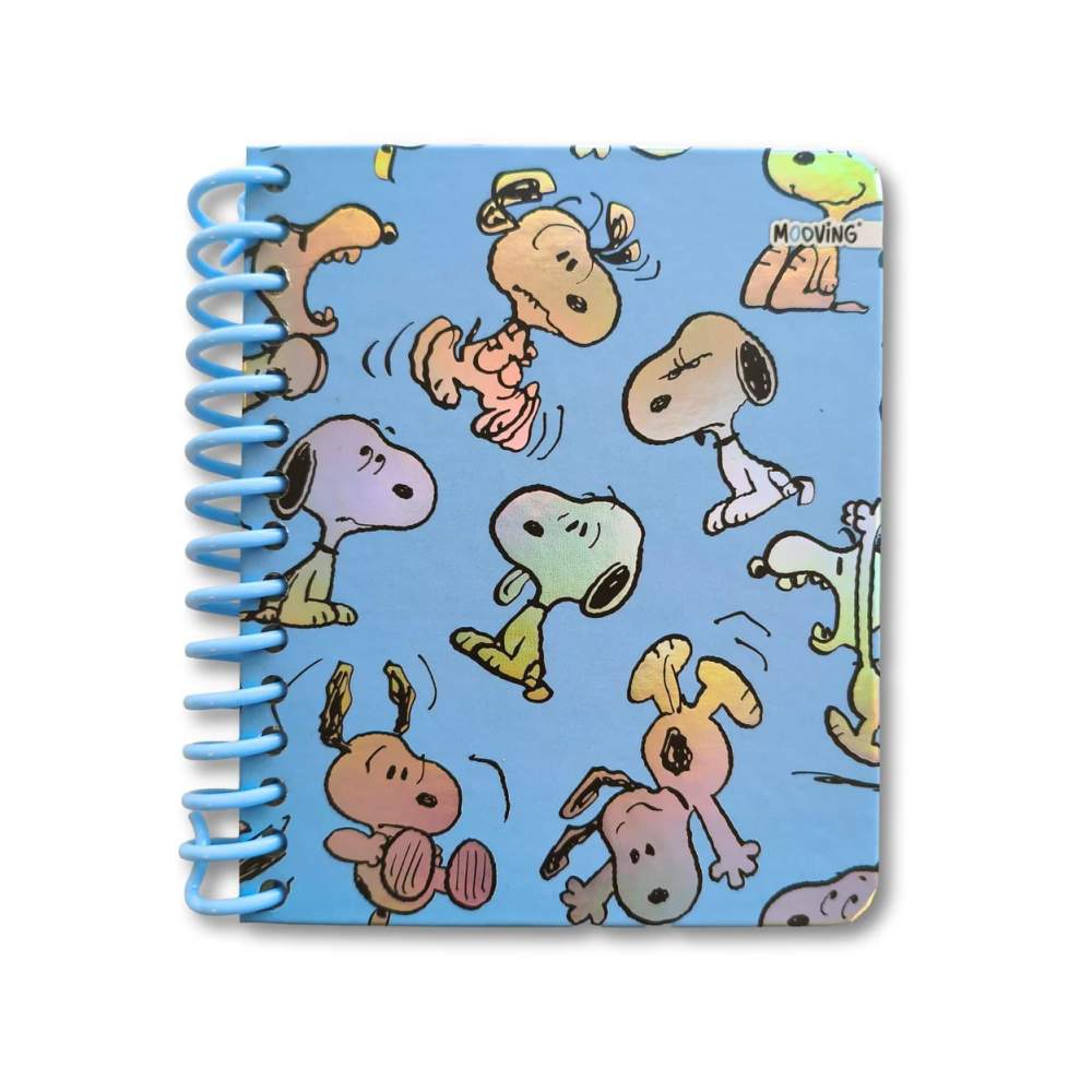 Cuaderno A6 Espiral Snoopy Azul