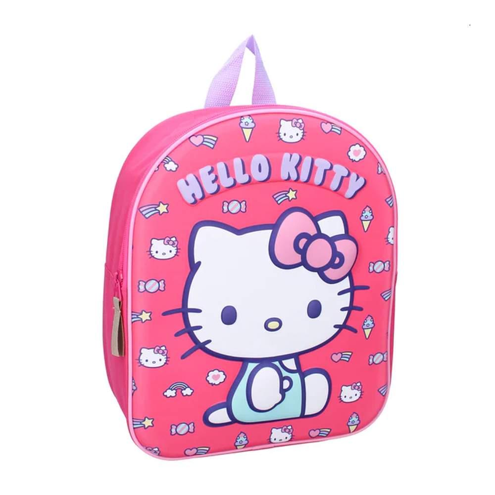 Mochila Guardería 3d Hello Kitty Another Dimension