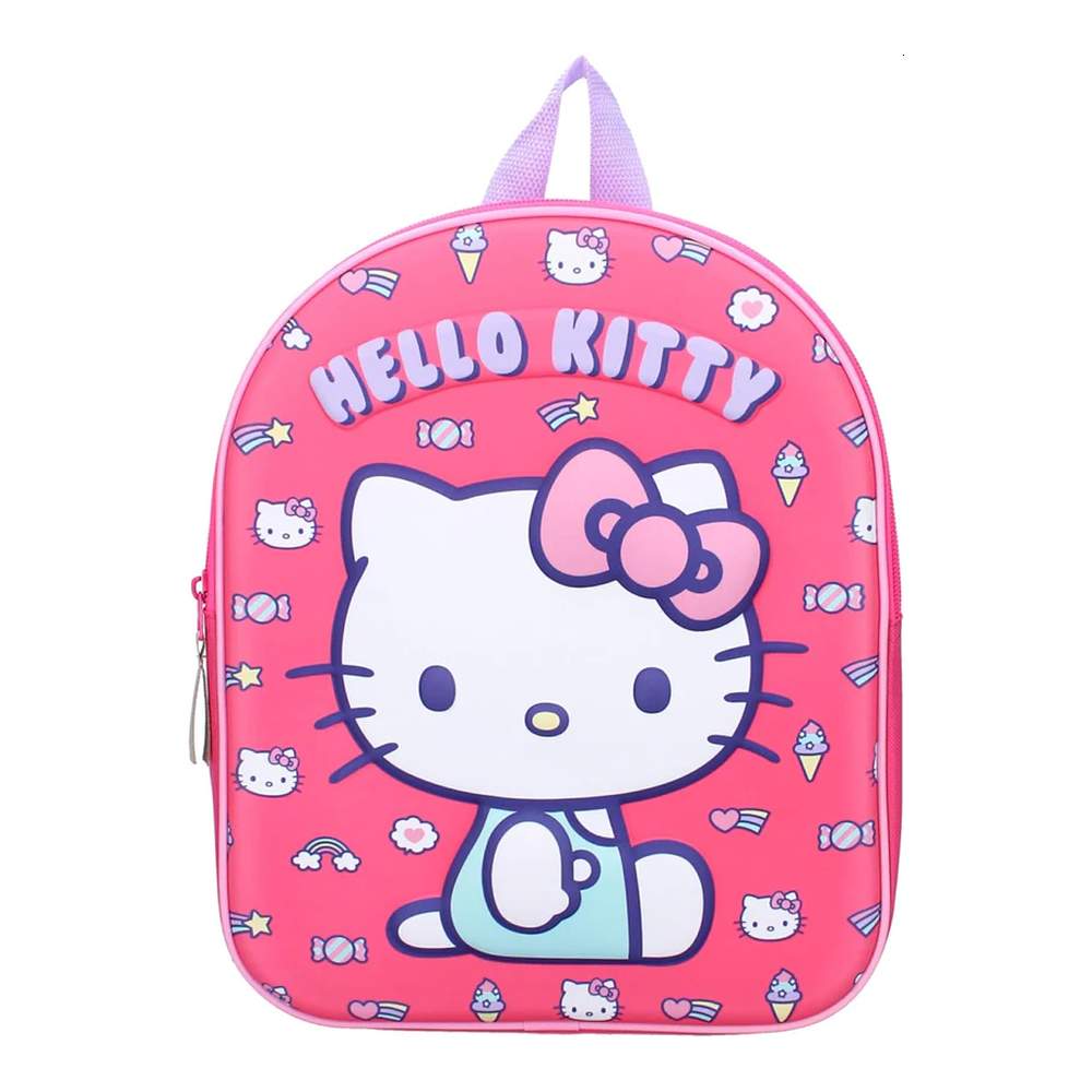 Mochila Guardería 3d Hello Kitty Another Dimension