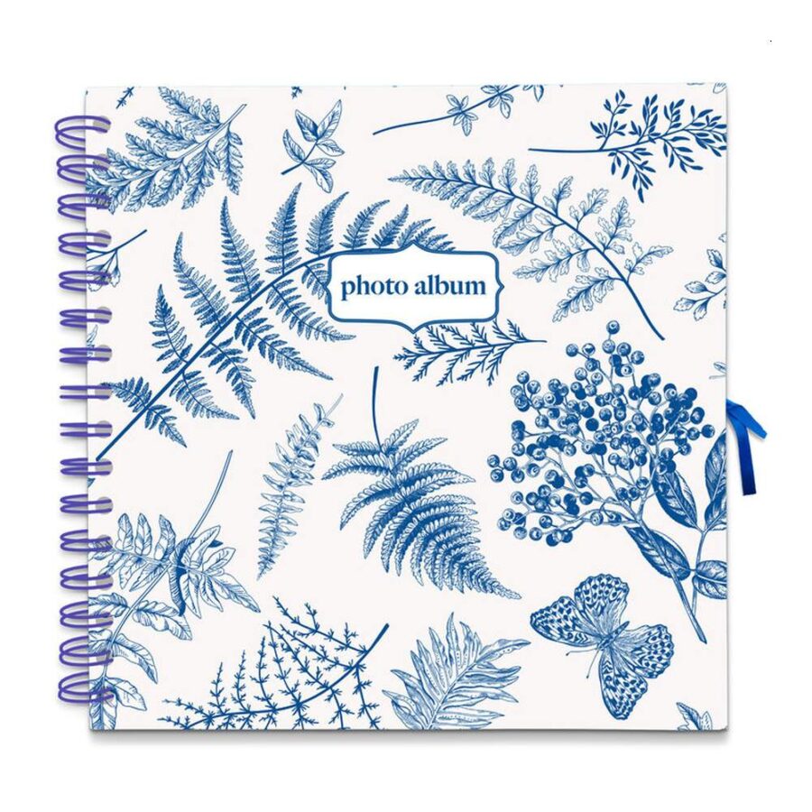 Scrapbook Album Blue Nature