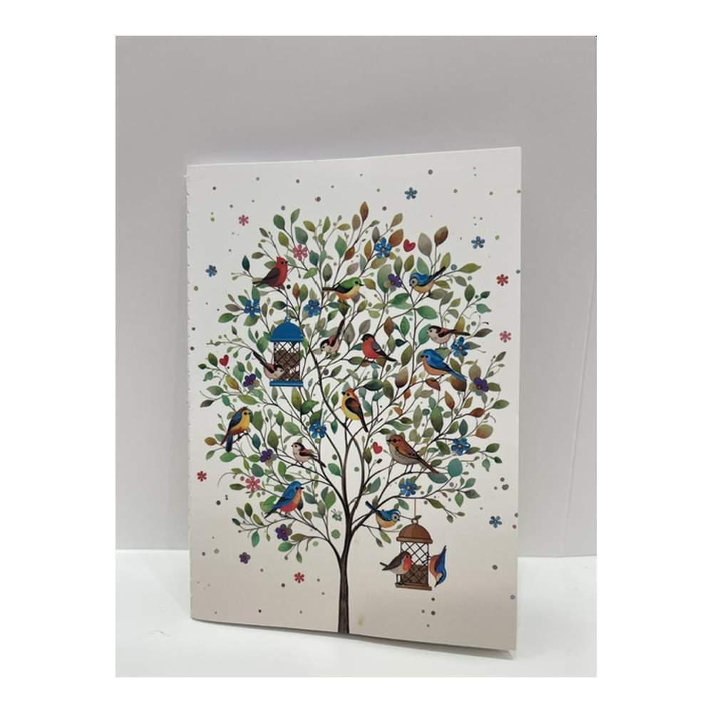 Set De 3 Cuadernos A6 Árbol Pajaritos