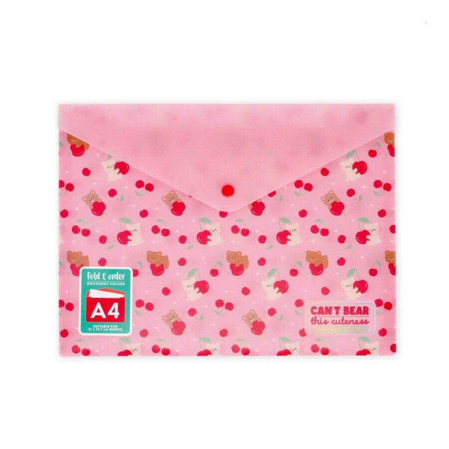 Carpeta Para Documentos - Fold & Order - Teddy Bear Legami