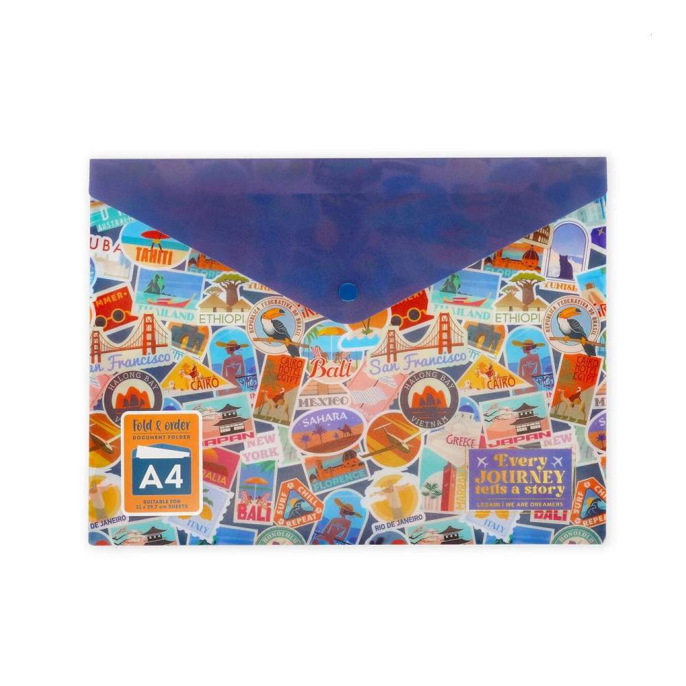 Carpeta Para Documentos - Fold & Order - Travel Legami