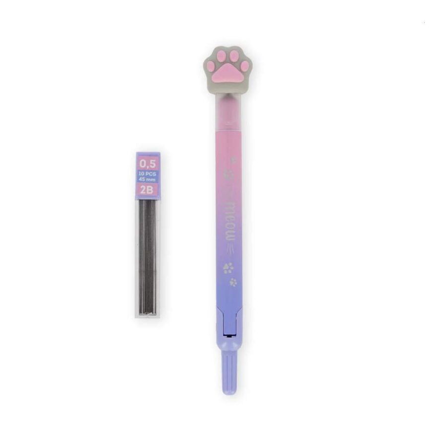 Compás Con Mina Automática Meow Legami