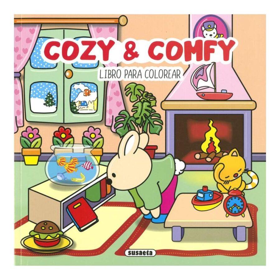 Cozy & Comfy Libro Para Colorear 1
