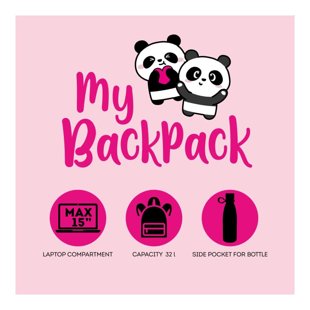Mochila Legami Panda