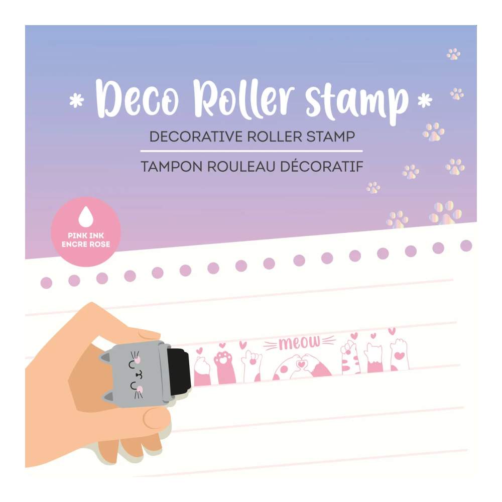 Sello Decorativo De Rodillo - Kitty Legami