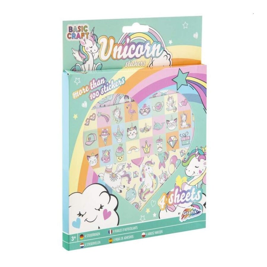 Set Stickers Unicornio