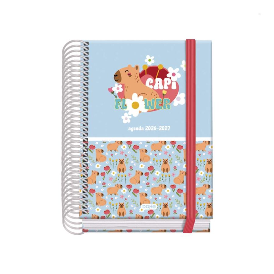 Agenda Escolar 26-27 Día Página Capi Flower